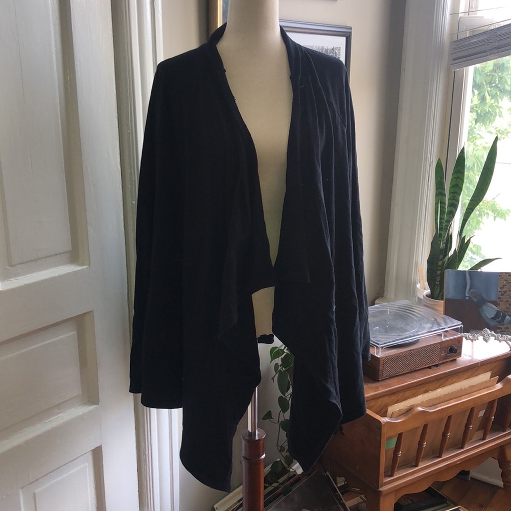 Z by Zella Open Front Asymmetrical Hem Long Sleeve Active Cardigan Sweatshirt